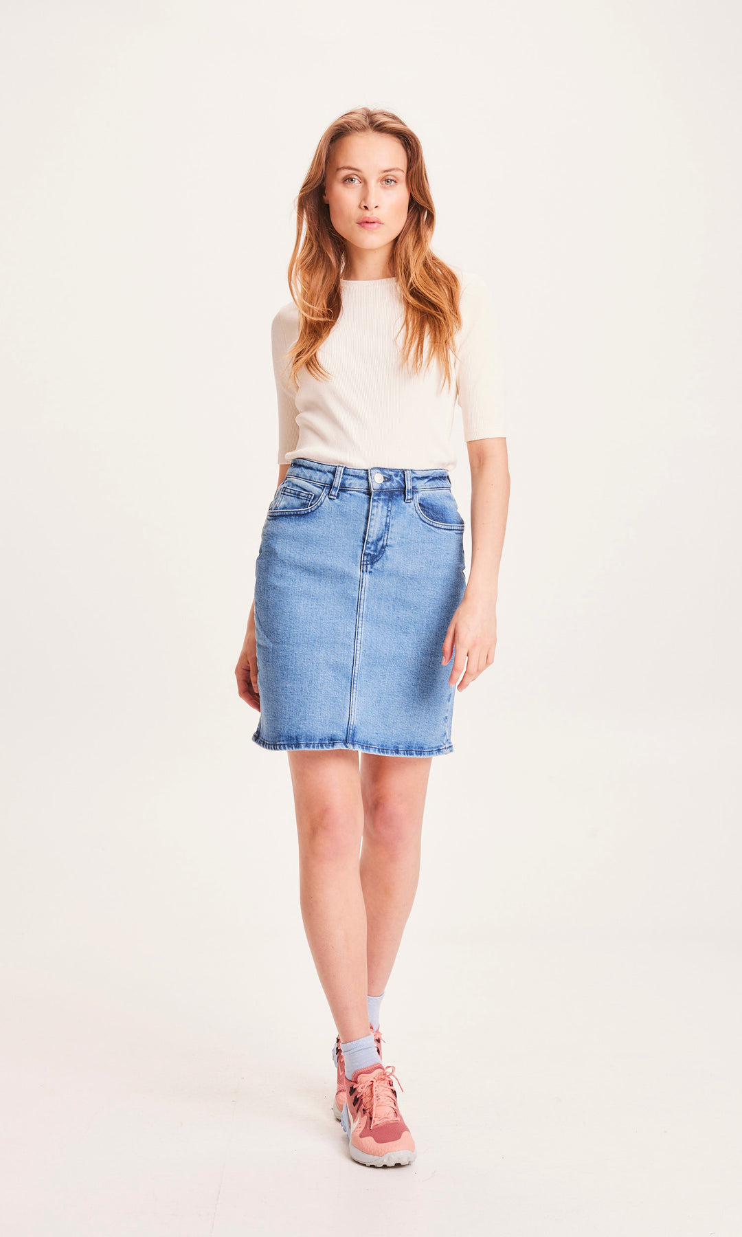 Jupe en jean en coton bio - romy
