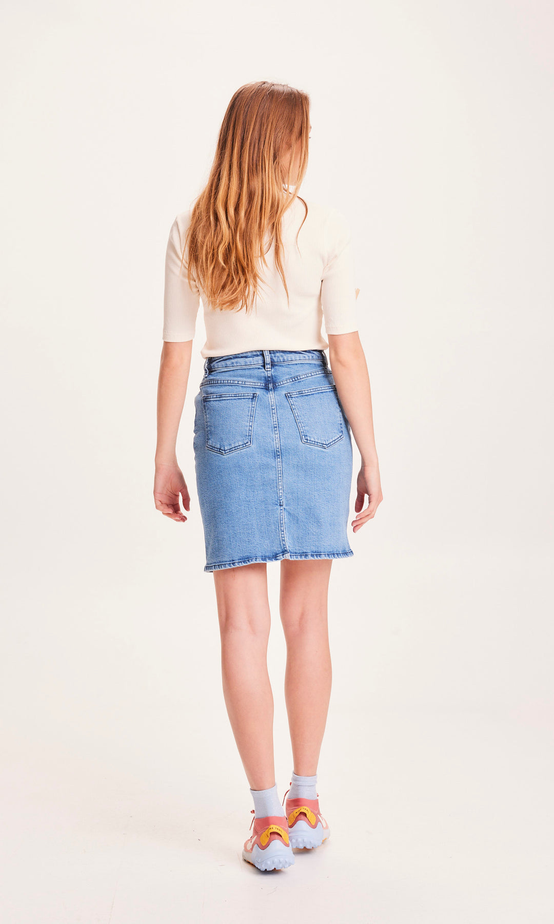 Jupe en jean en coton bio - romy