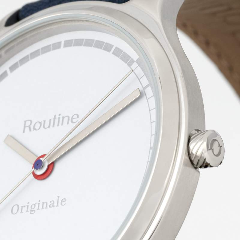 Montre Originale cadran sable bracelet crème