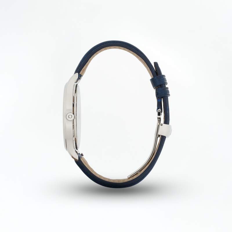 Montre Radar Cadran blanc bracelet bleu