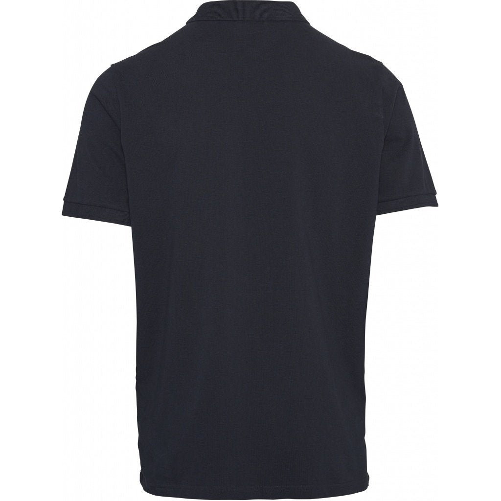 Polo bleu nuit en coton bio