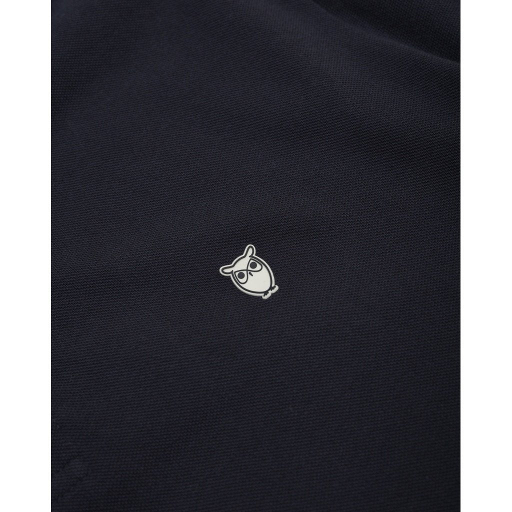 Polo bleu nuit en coton bio