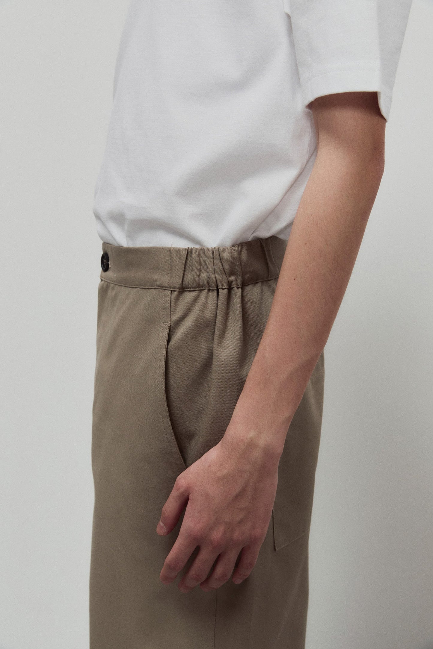 Pantalon ample en coton biologique | vert "regular pants wr- olive"