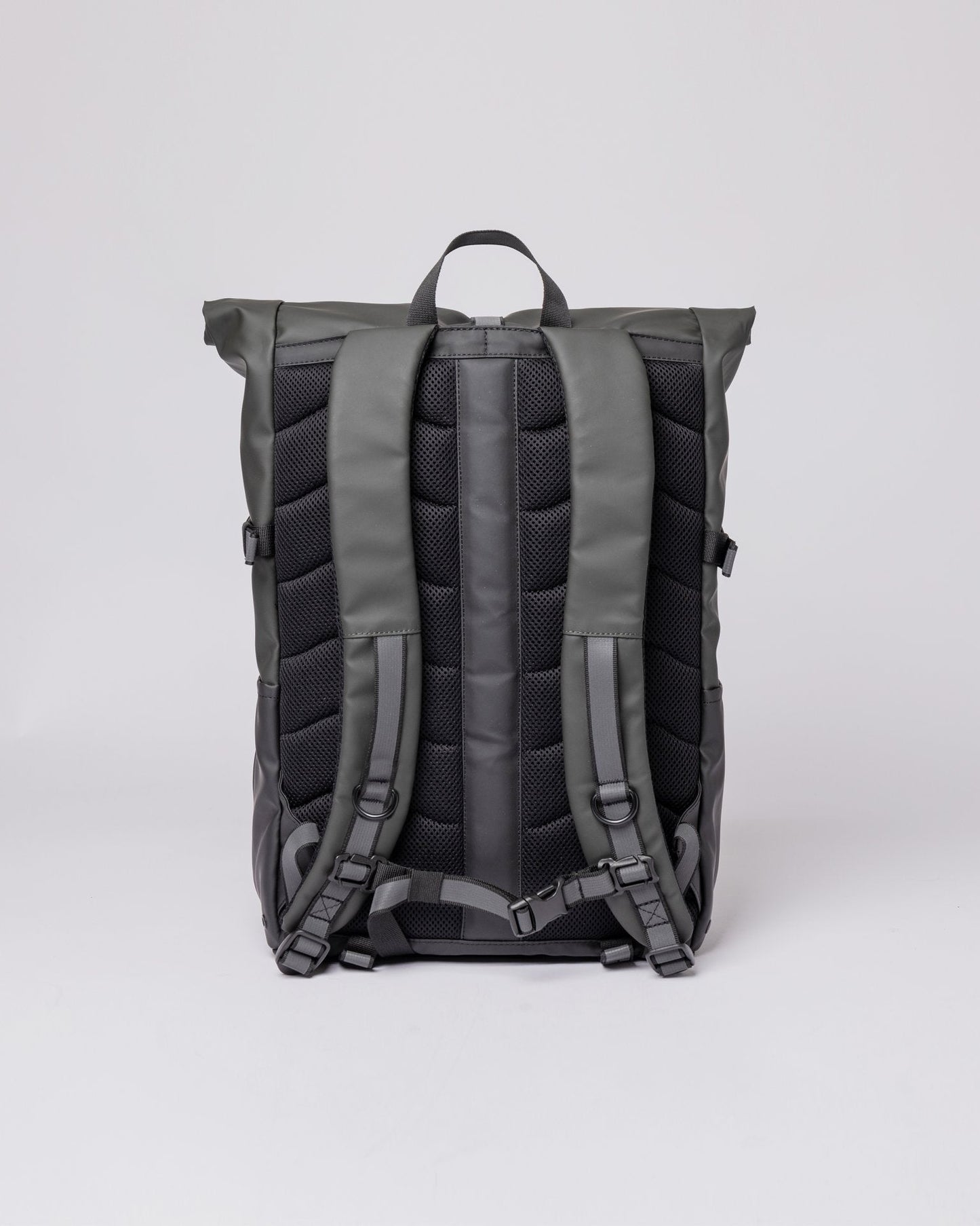 Sac à dos imperméable en matière recyclée | noir et vert "ruben 2.0 multi black dark green"