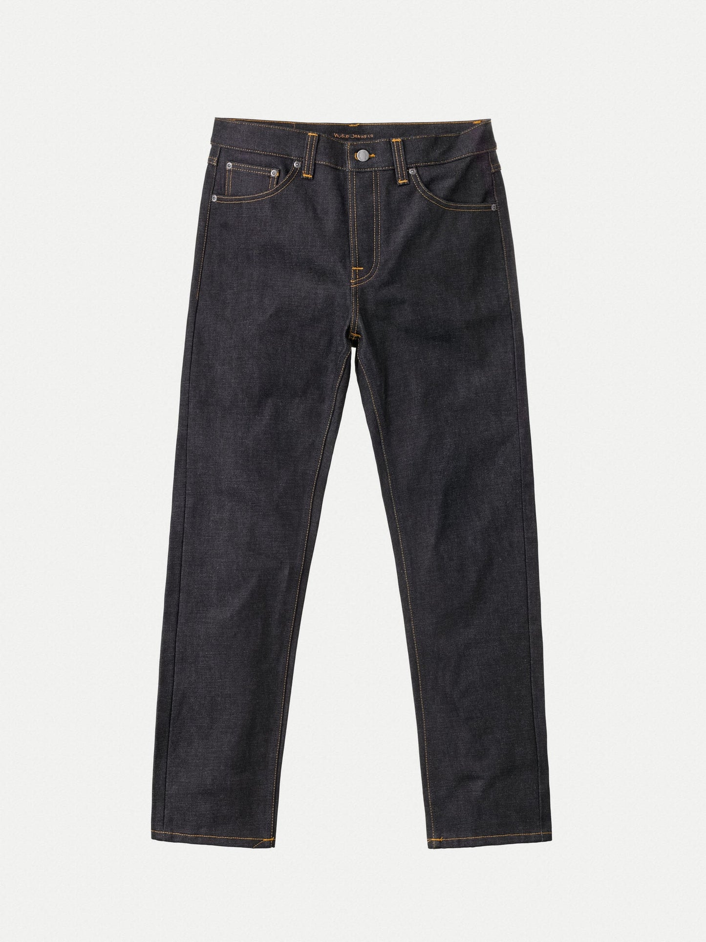 Jean droit indigo brut en coton bio - rad rufus dry deluxe