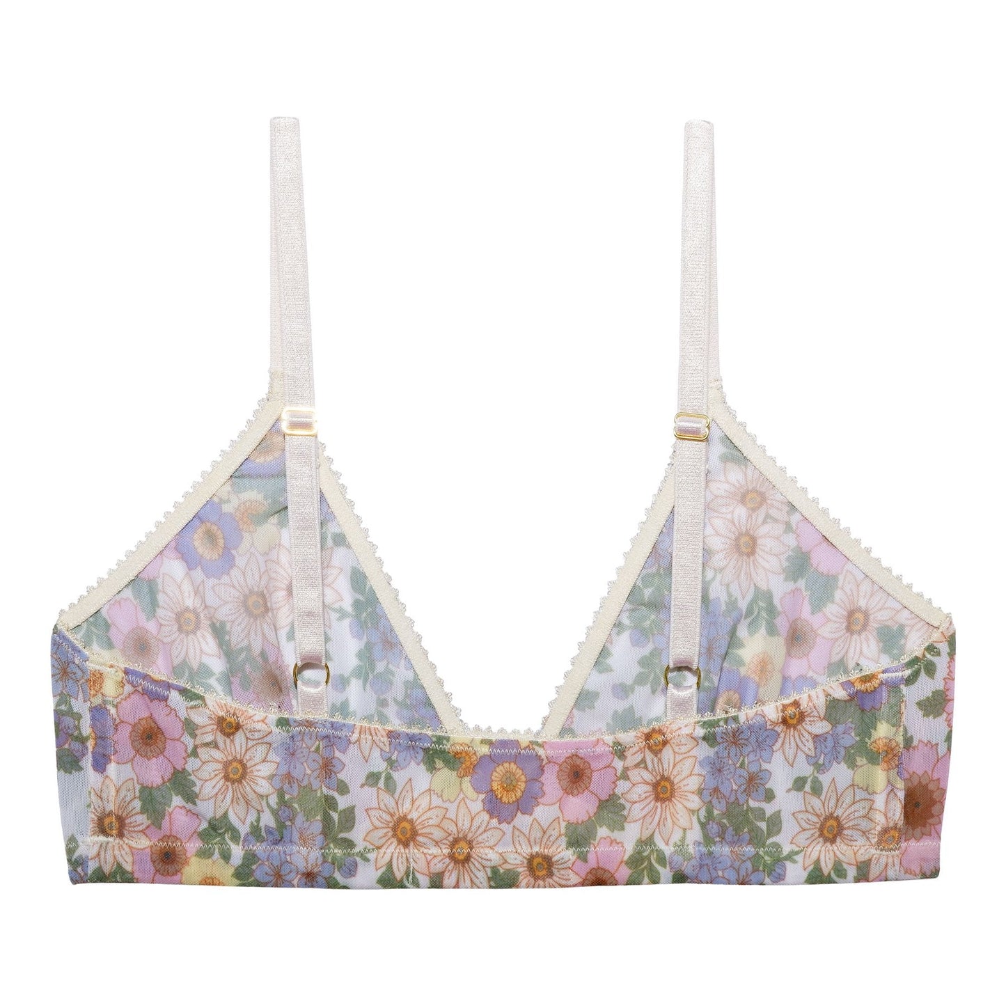 Soutien-gorge fleuri en polyamide recyclé - Rania