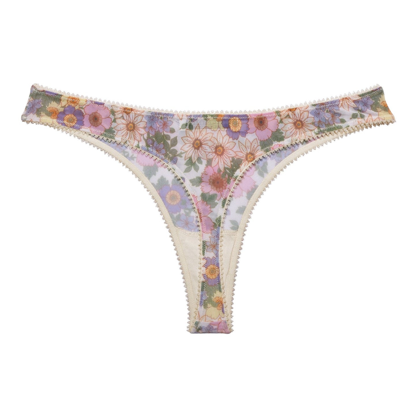 String fleuri en recyclé - Rania