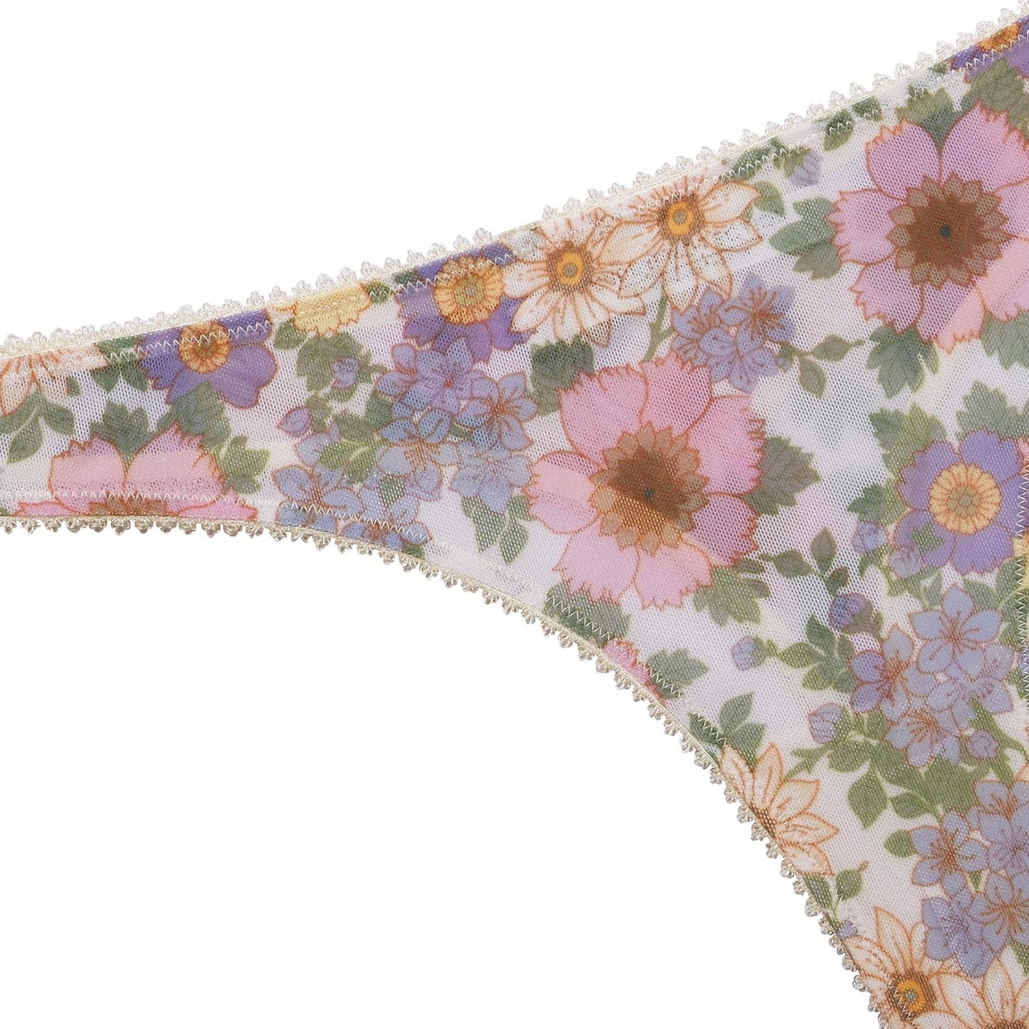 String fleuri en recyclé - Rania