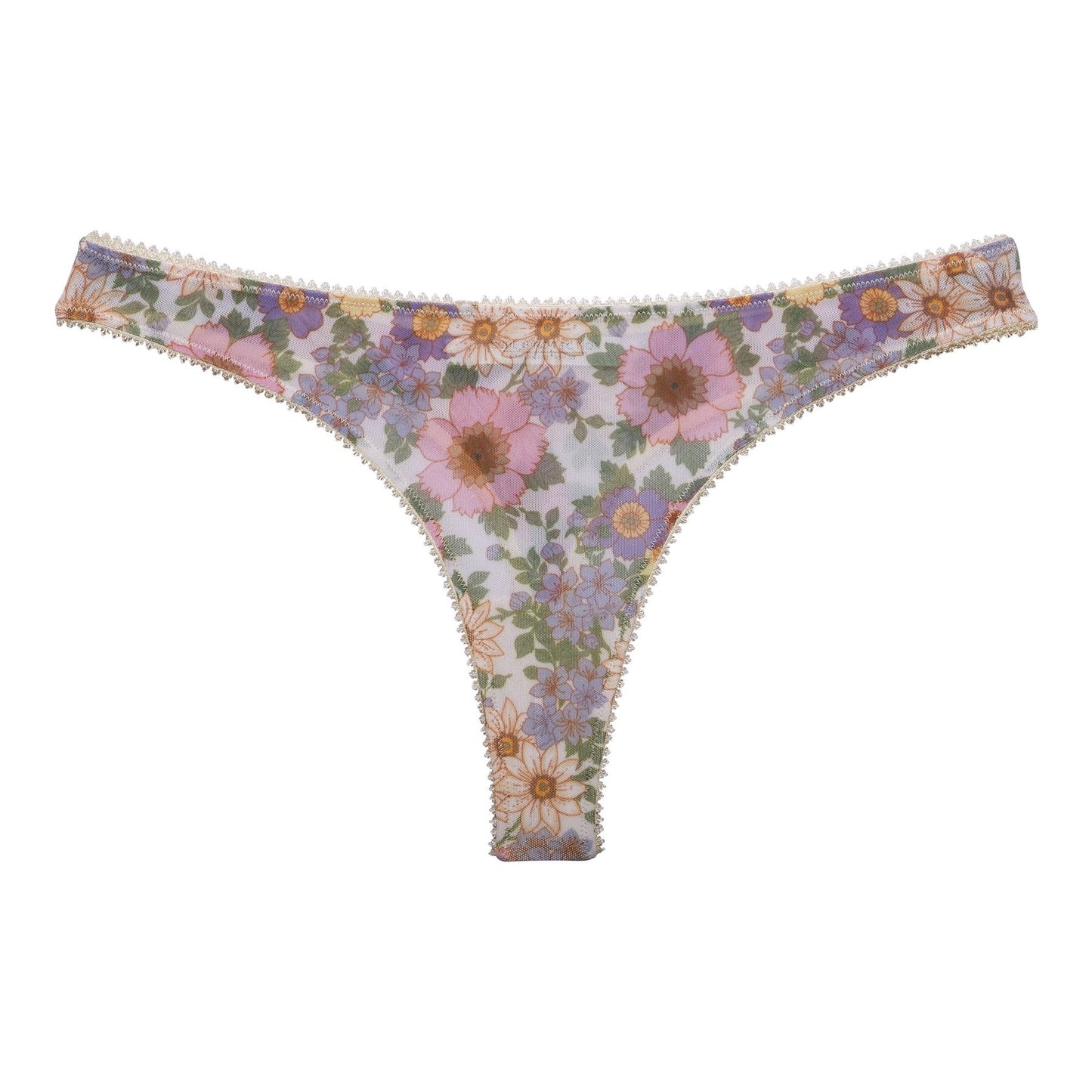 String fleuri en recyclé - Rania