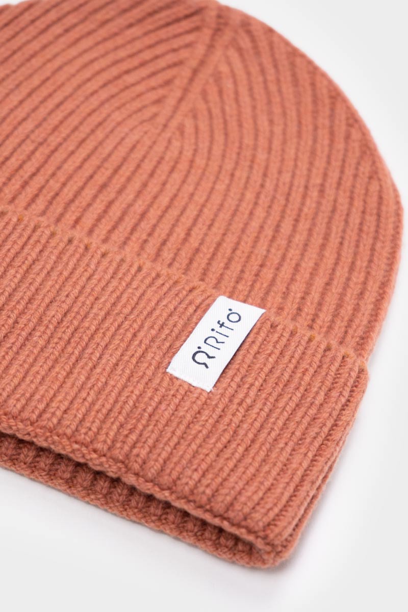 Bonnet en cachemire recyclé | rose "cappello marcello pink pompelmo"