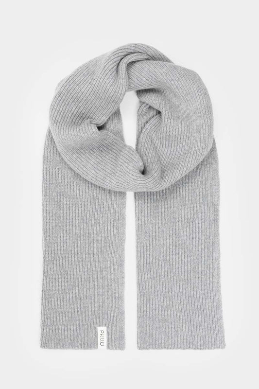 Echarpe en cachemire recyclé | grise "sciarpa federico grey calce"