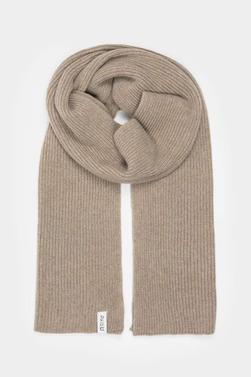 Echarpe en cachemire recyclé | beige "sciarpa federico beige sabbia"