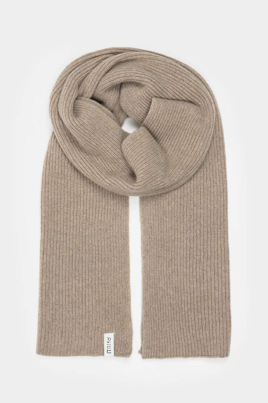 Echarpe en cachemire recyclé | beige "sciarpa federico beige sabbia"