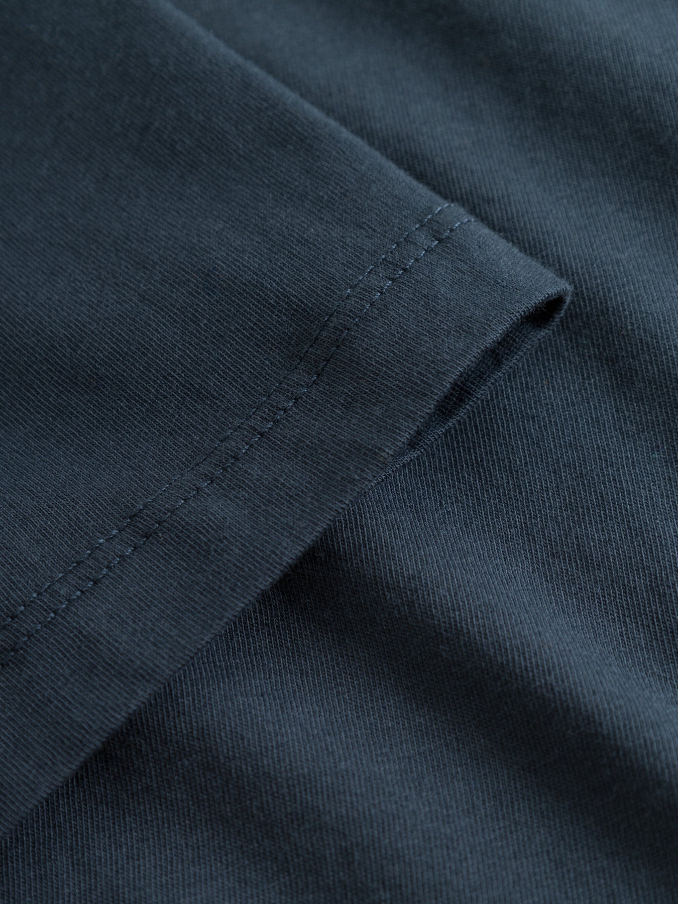 T-shirt  en coton bio | bleu marine "basic tee total eclipse"