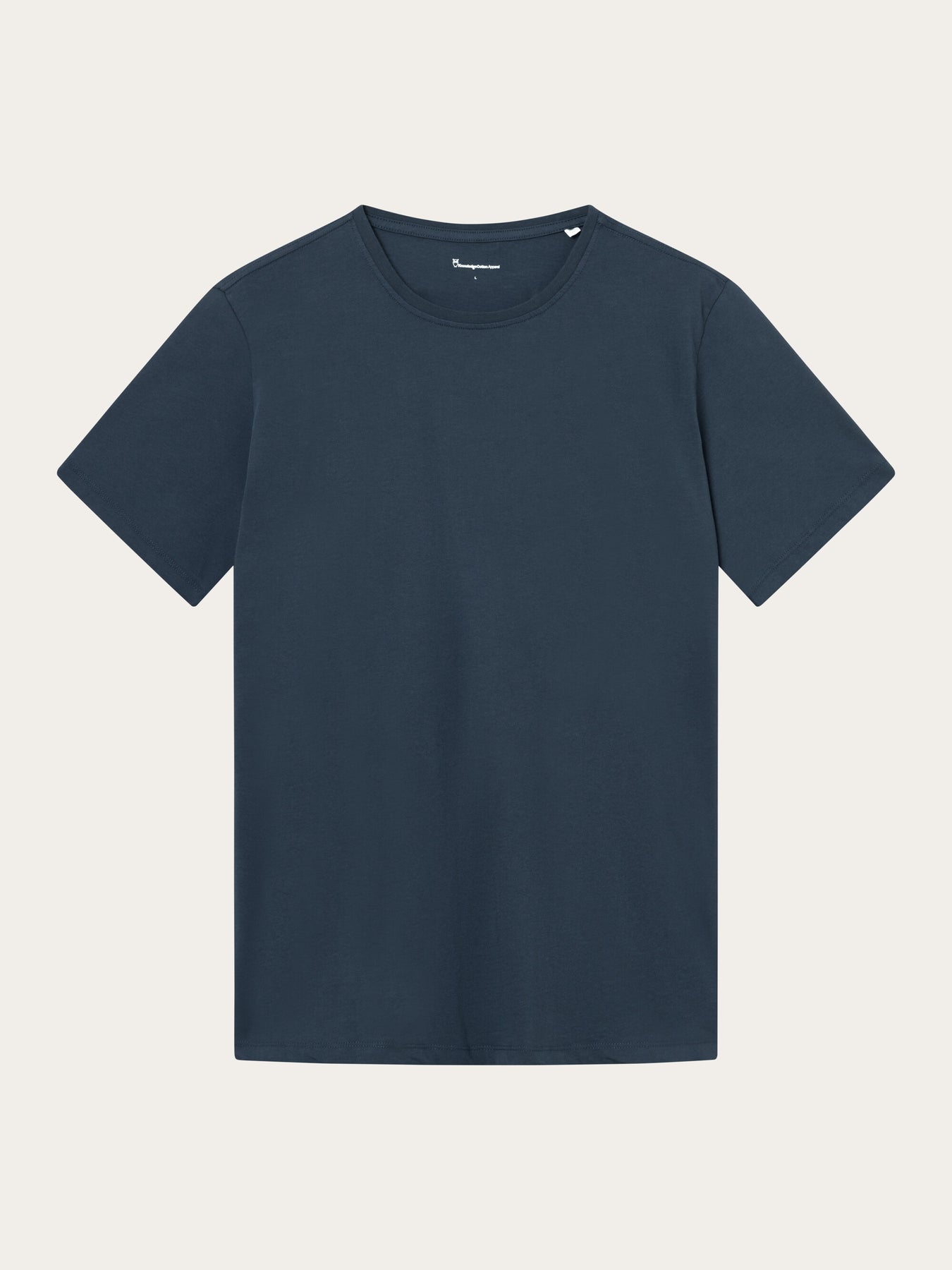 T-shirt  en coton bio | bleu marine "basic tee total eclipse"