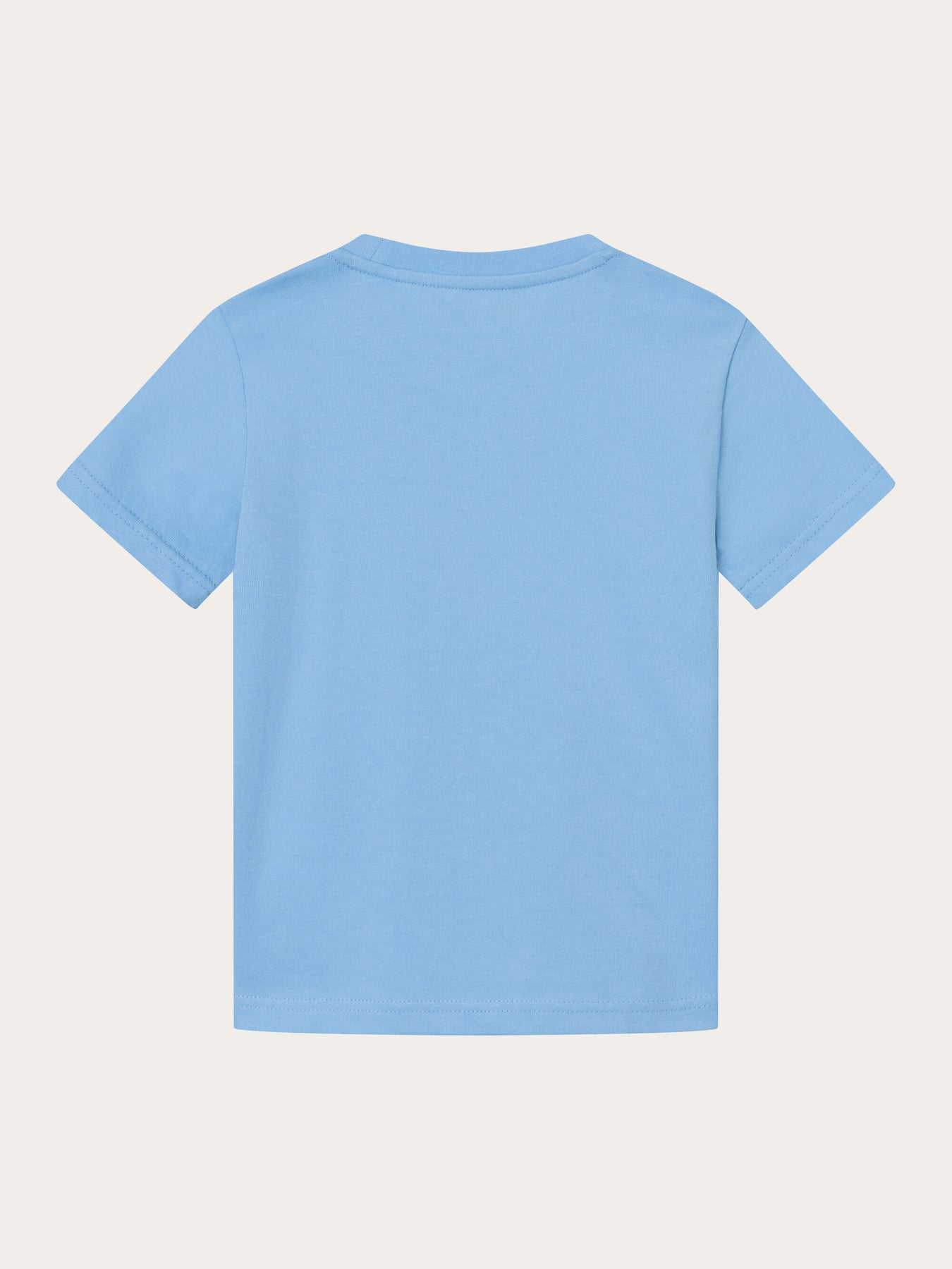 T-shirt bleu ciel mixte en coton bio - road trip printed t-shirt airy blue