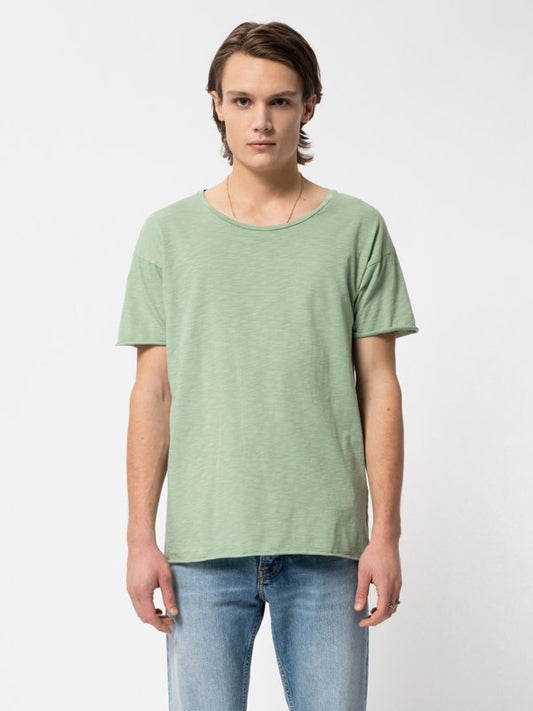 T-shirt vert en coton bio - Roger