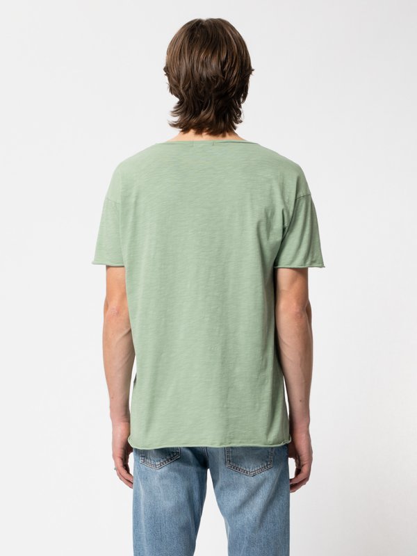 T-shirt vert en coton bio - Roger