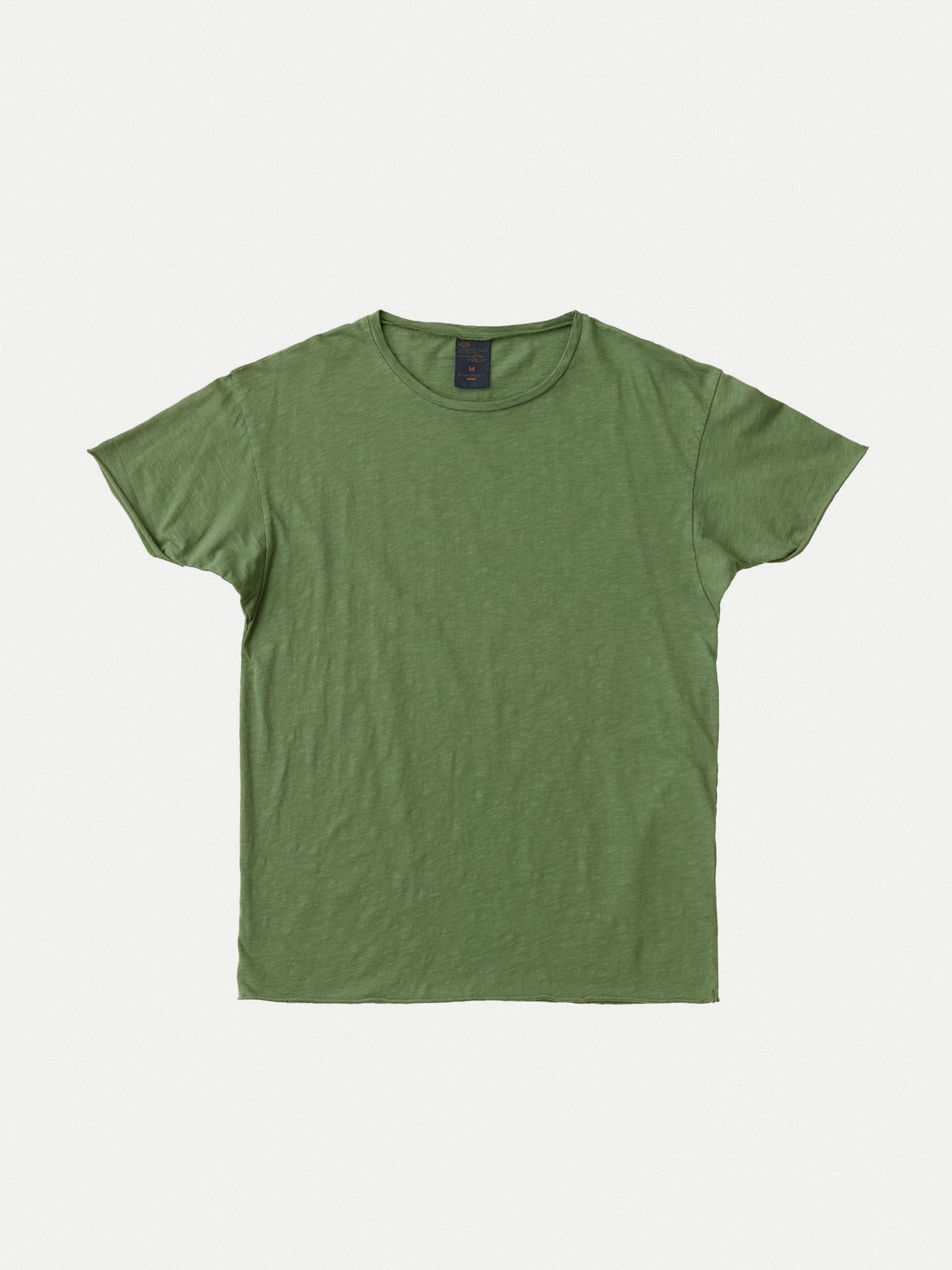T-shirt ample vert pistache en coton bio - roger slub pistaccio