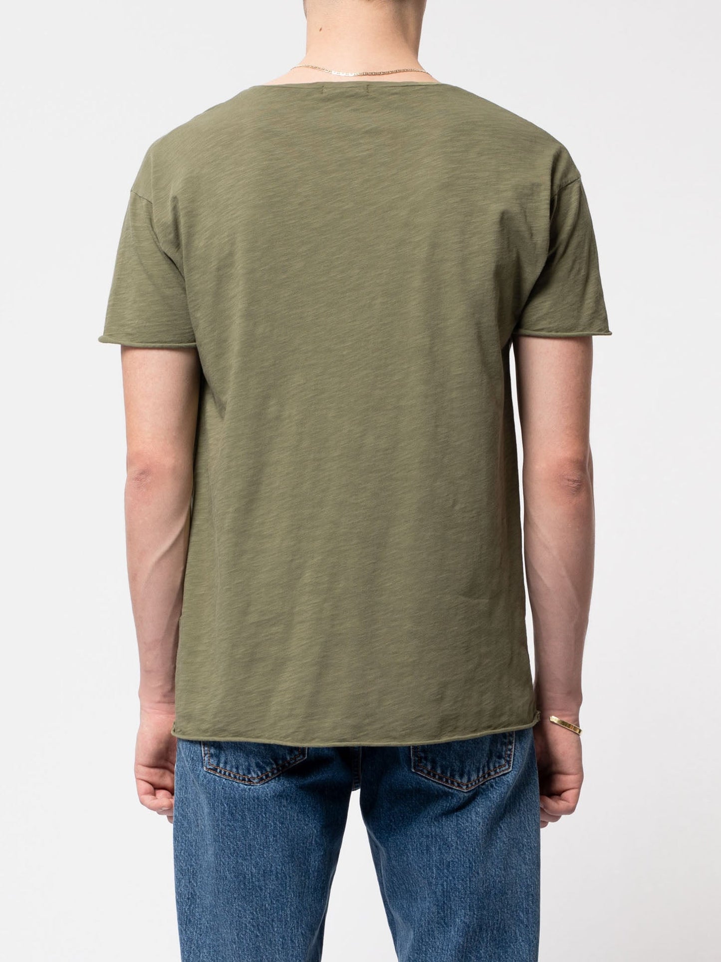 T-shirt kaki en coton bio - Roger