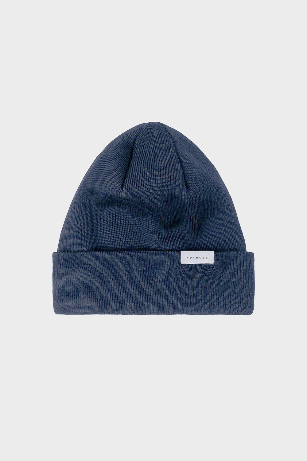 Bonnet en laine mérinos bio | Bleu denim "classic fine merino beanie denim"