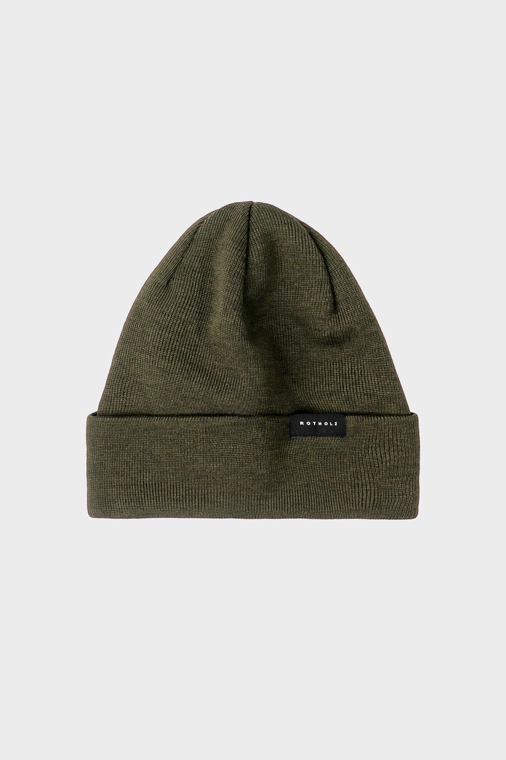 Bonnet en laine mérinos bio | Vert olive "classic fine merino beanie olive"
