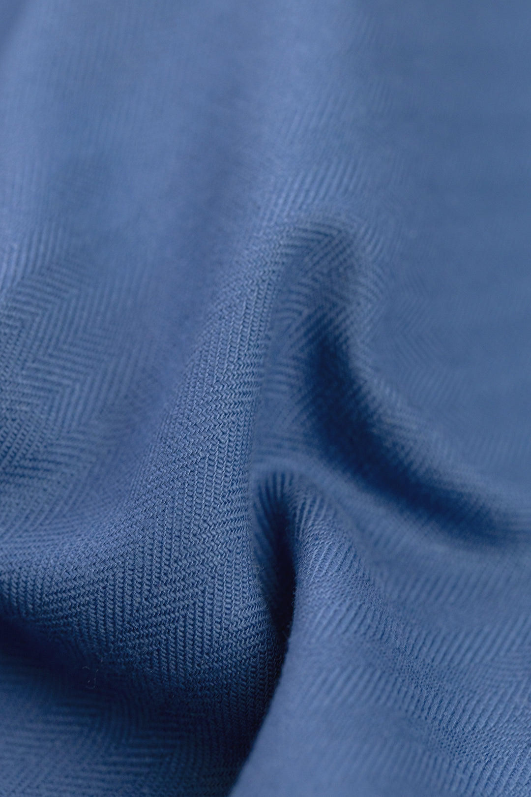 Veste zippée en coton bio | bleu "boxy jacket french blue"