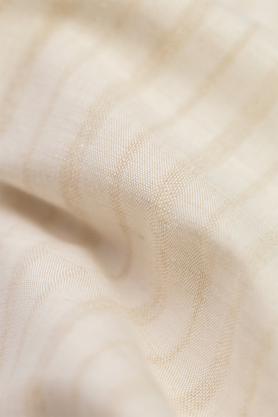 Pantalon à rayures en coton bio et lin | écru "womens pantalone natural stripe"