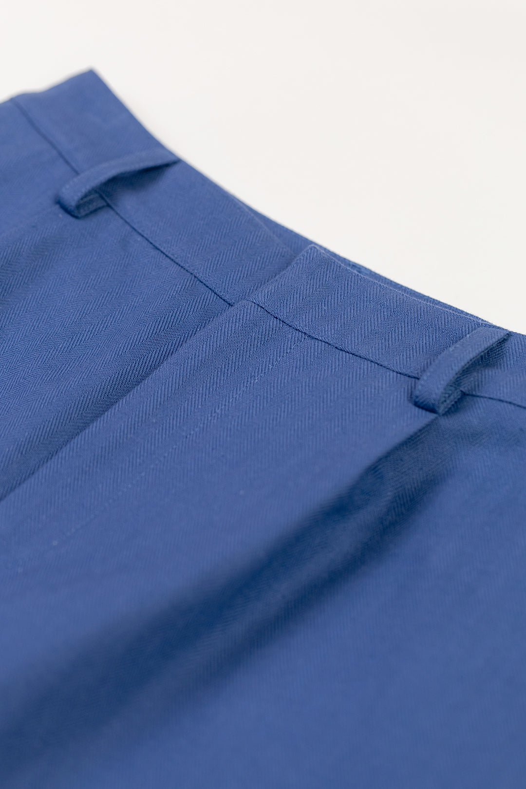 Pantalon ample en coton bio | bleu "womens pantalone french blue"
