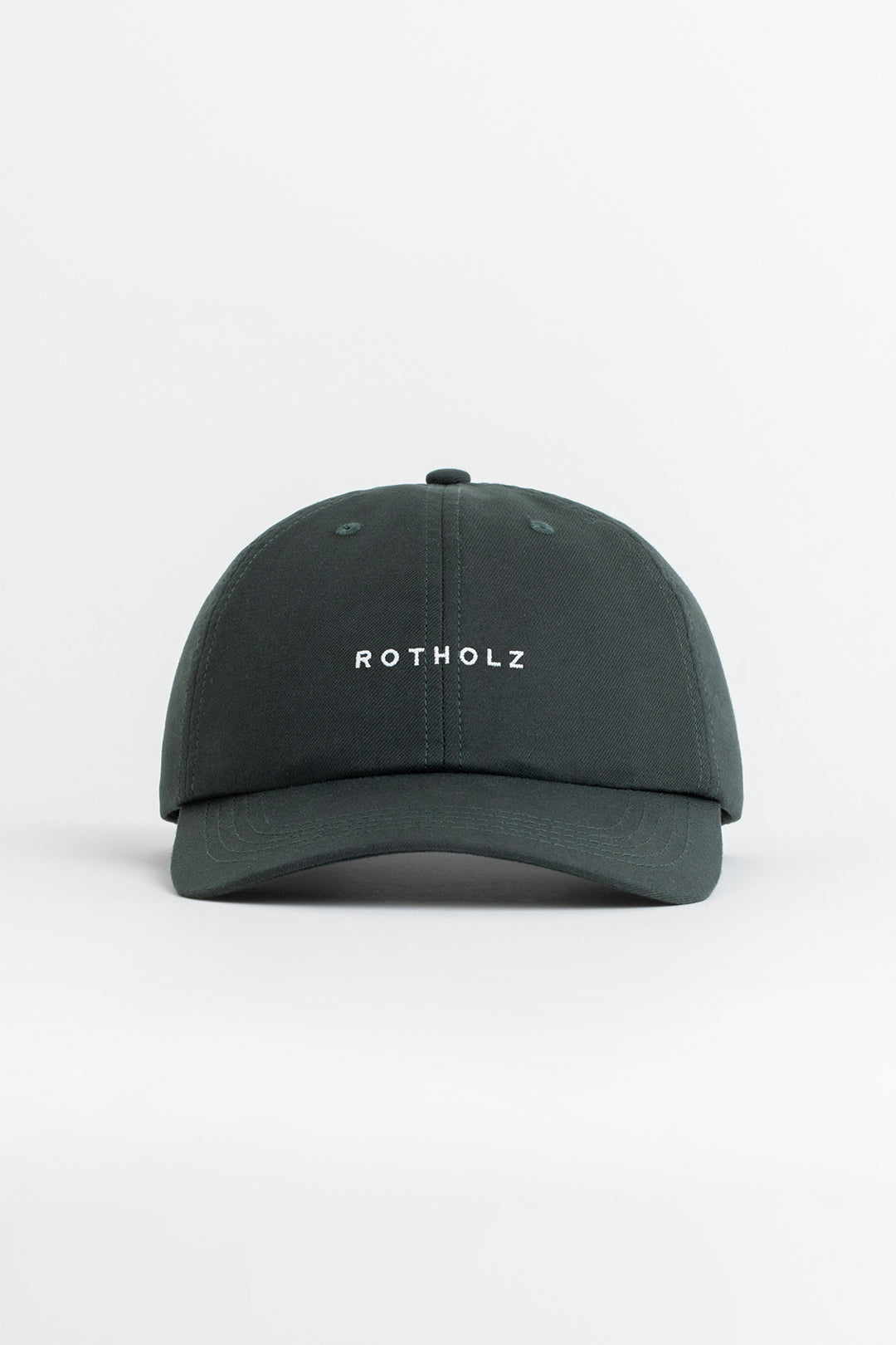 Casquette baseball verte en coton bio - dad cap pine green