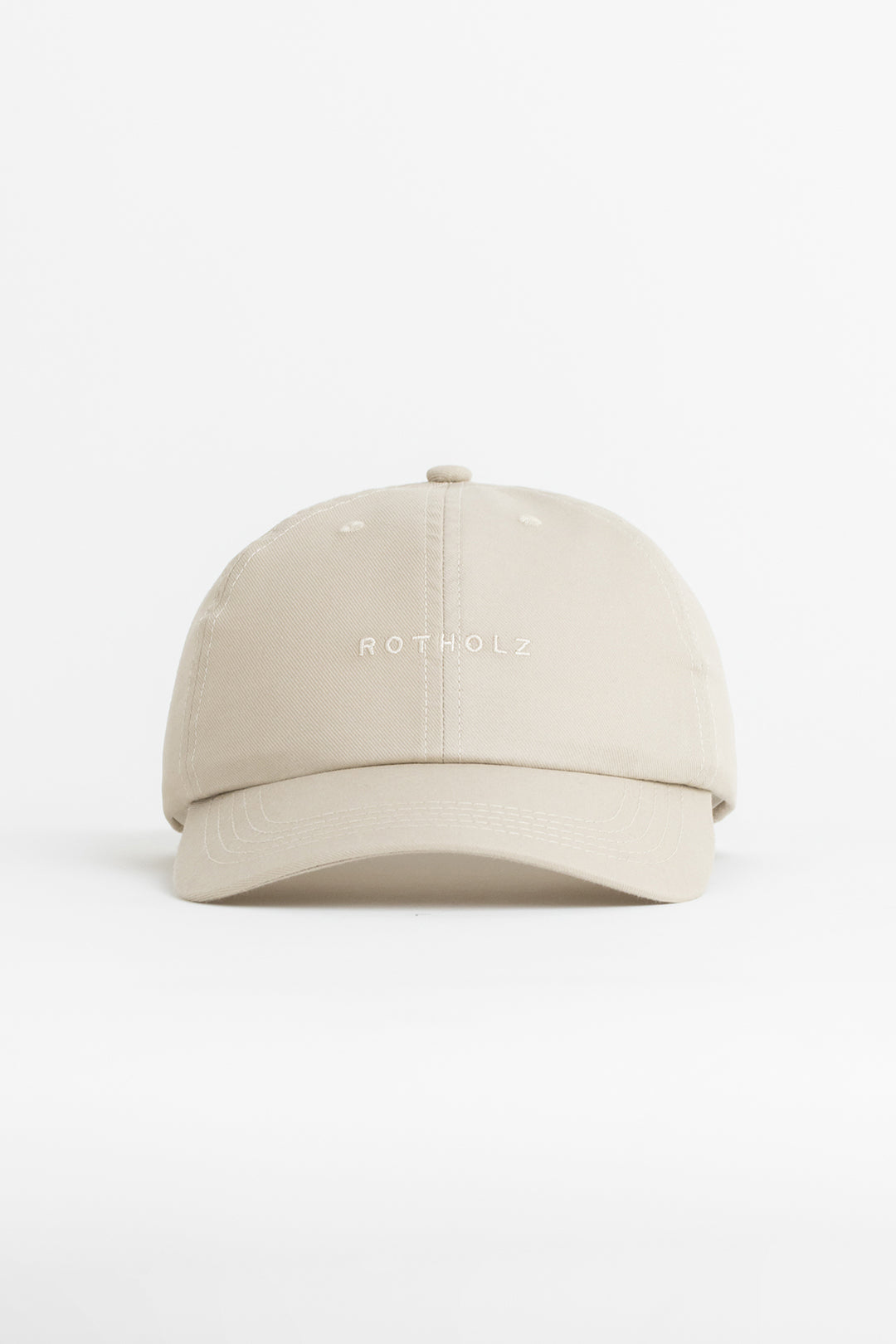 Casquette de baseball écrue en coton bio - dad cap sand