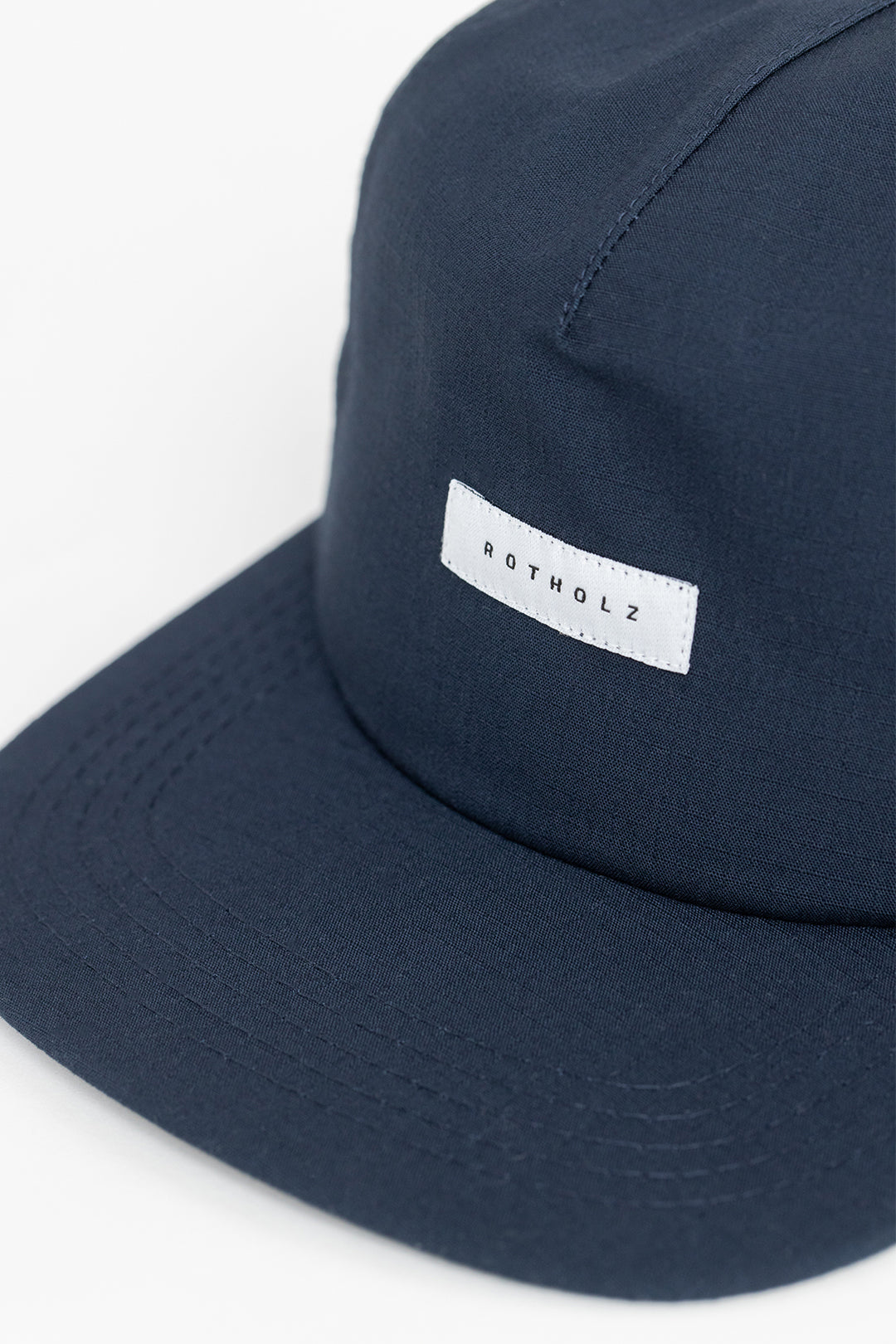 Casquette souple marine en coton bio - ripstop floppy cap navy