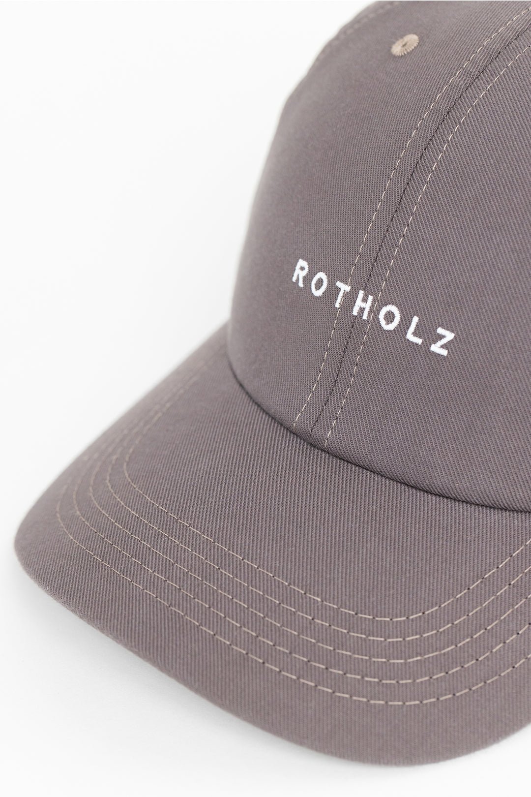 Casquette de baseball grise en coton bio - dad cap washed grey
