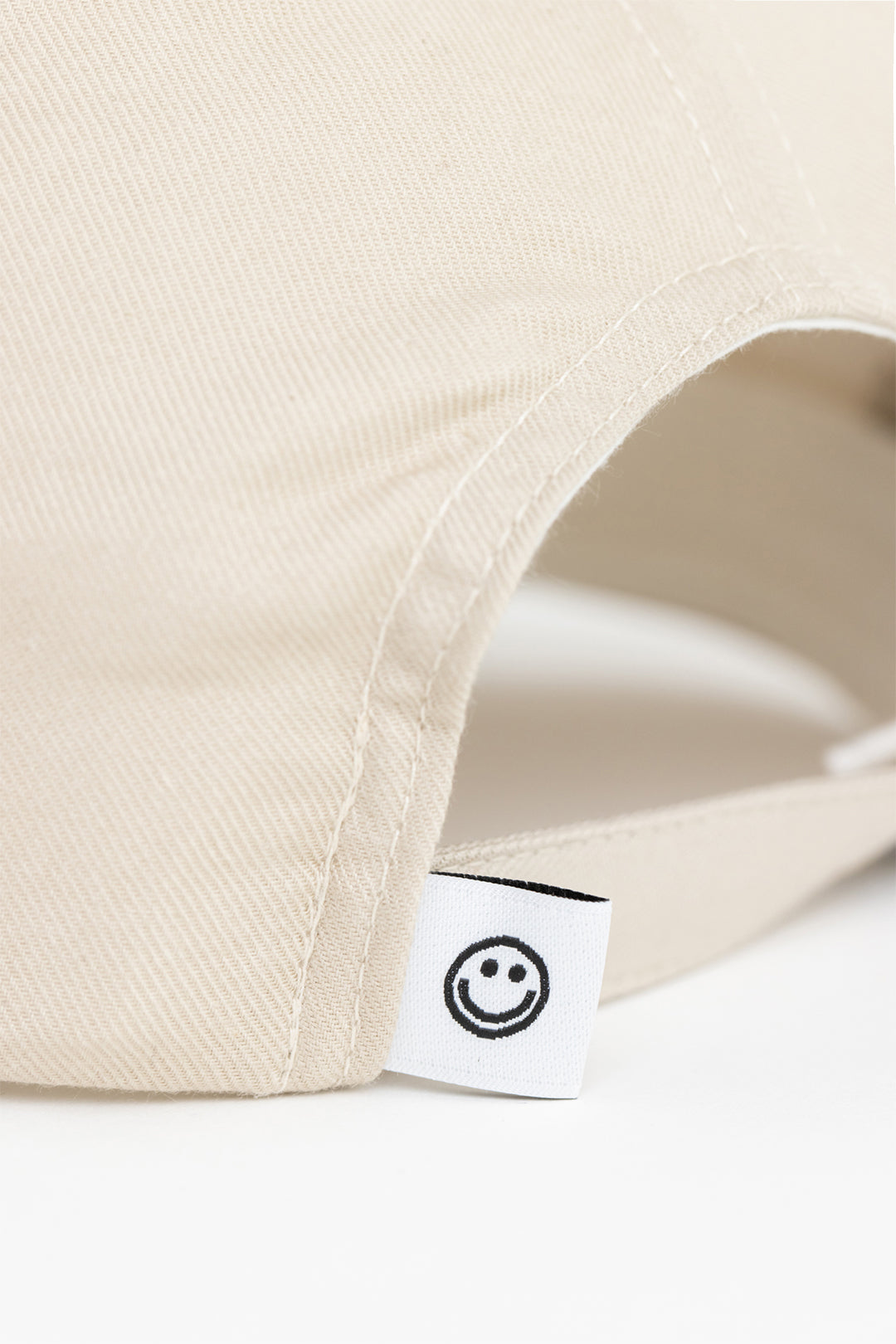 Casquette de baseball écrue en coton bio - dad cap sand