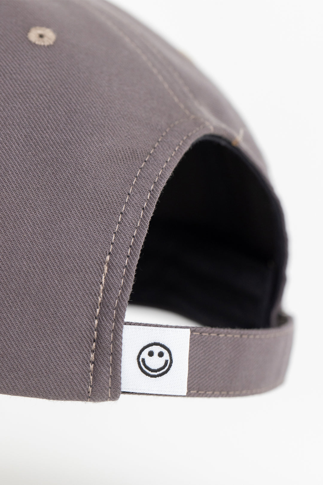 Casquette de baseball grise en coton bio - dad cap washed grey