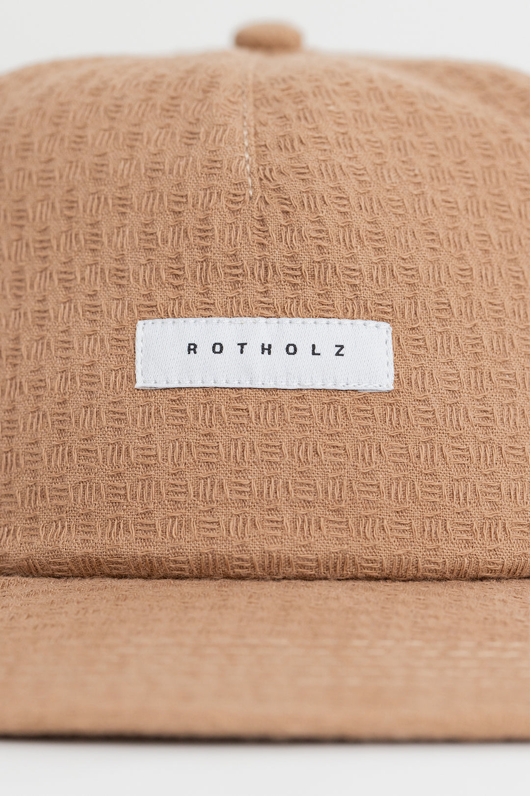 Casquette souple marron en coton bio - floppy cap mocha