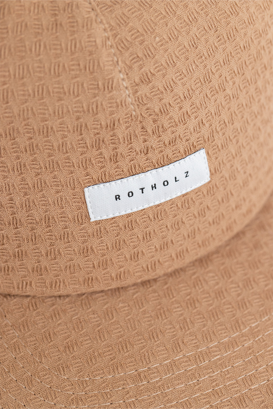 Casquette souple marron en coton bio - floppy cap mocha