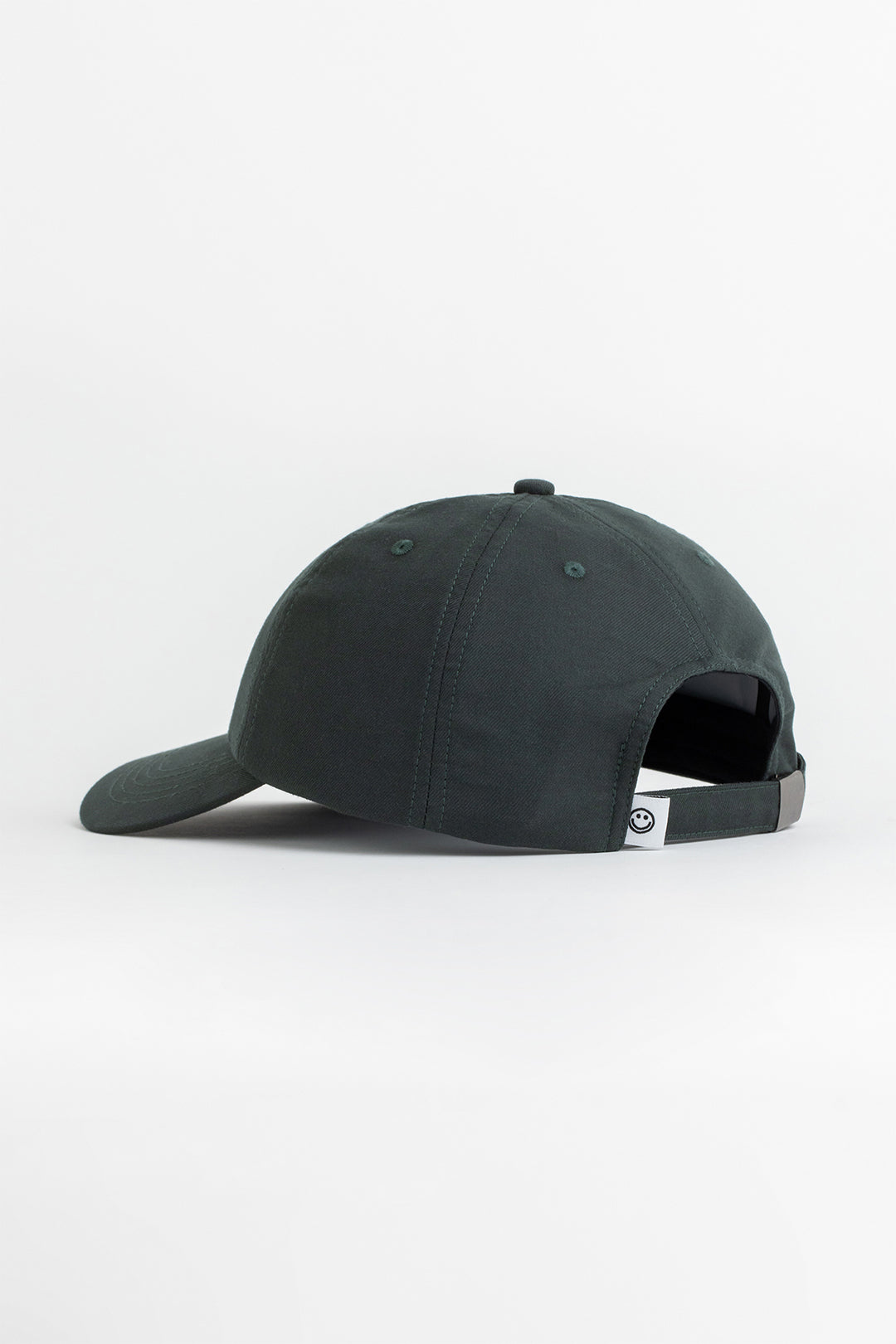Casquette baseball verte en coton bio - dad cap pine green