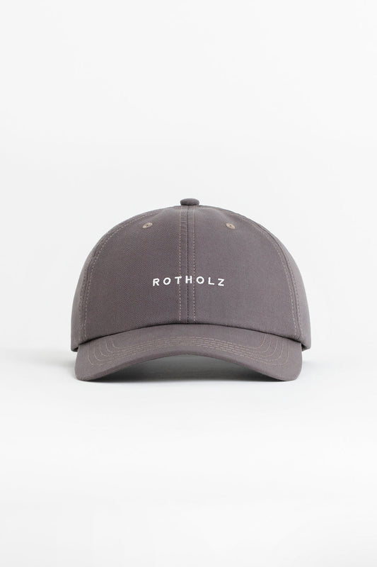 Casquette de baseball grise en coton bio - dad cap washed grey