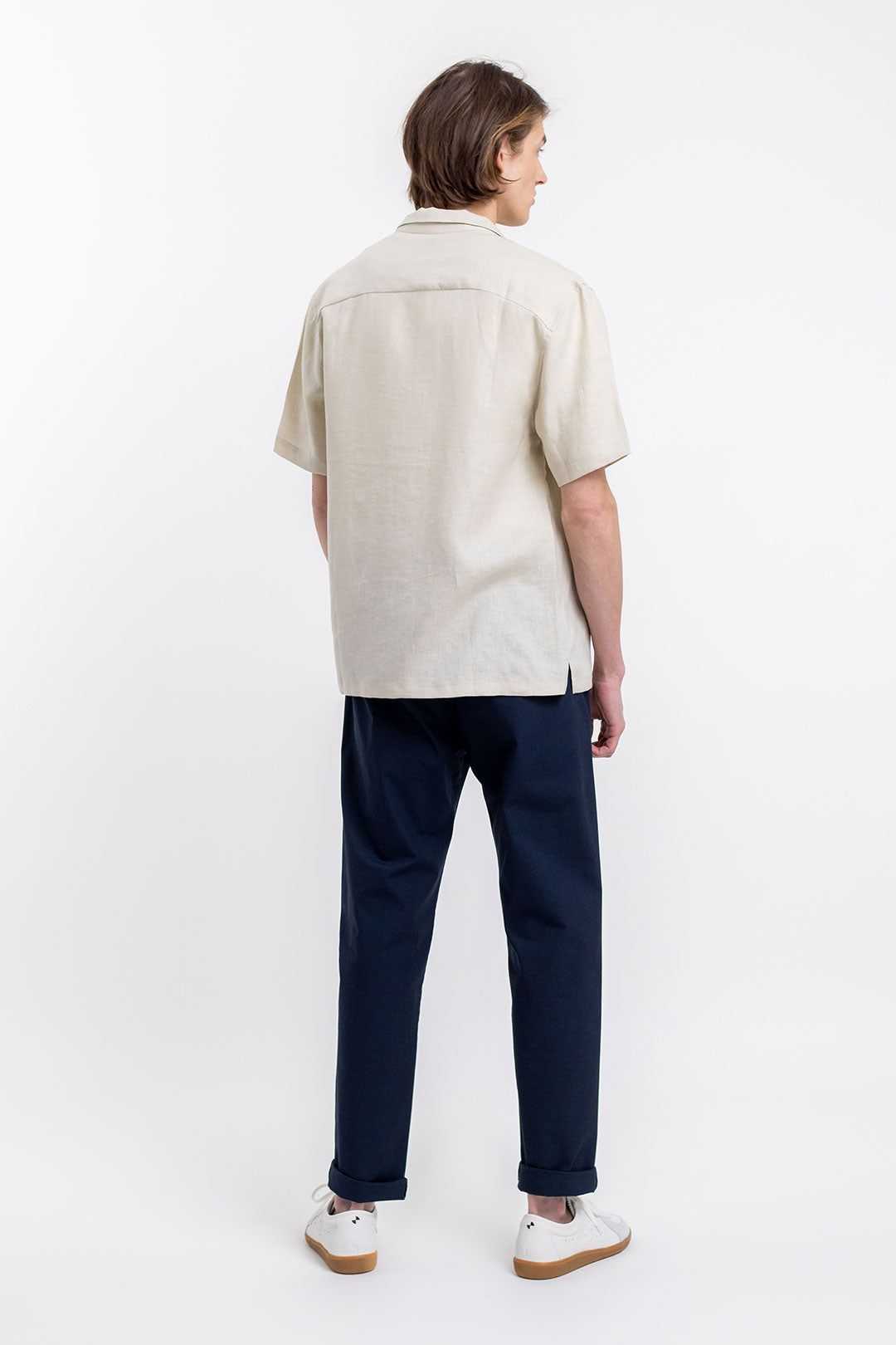 Chemisette en lin naturel - bowling natural linen