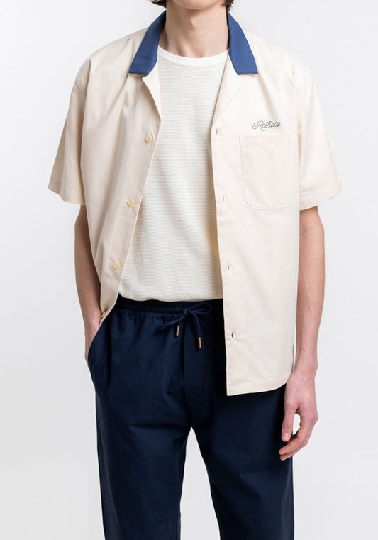 Chemisette écrue en coton bio - bowling off-white