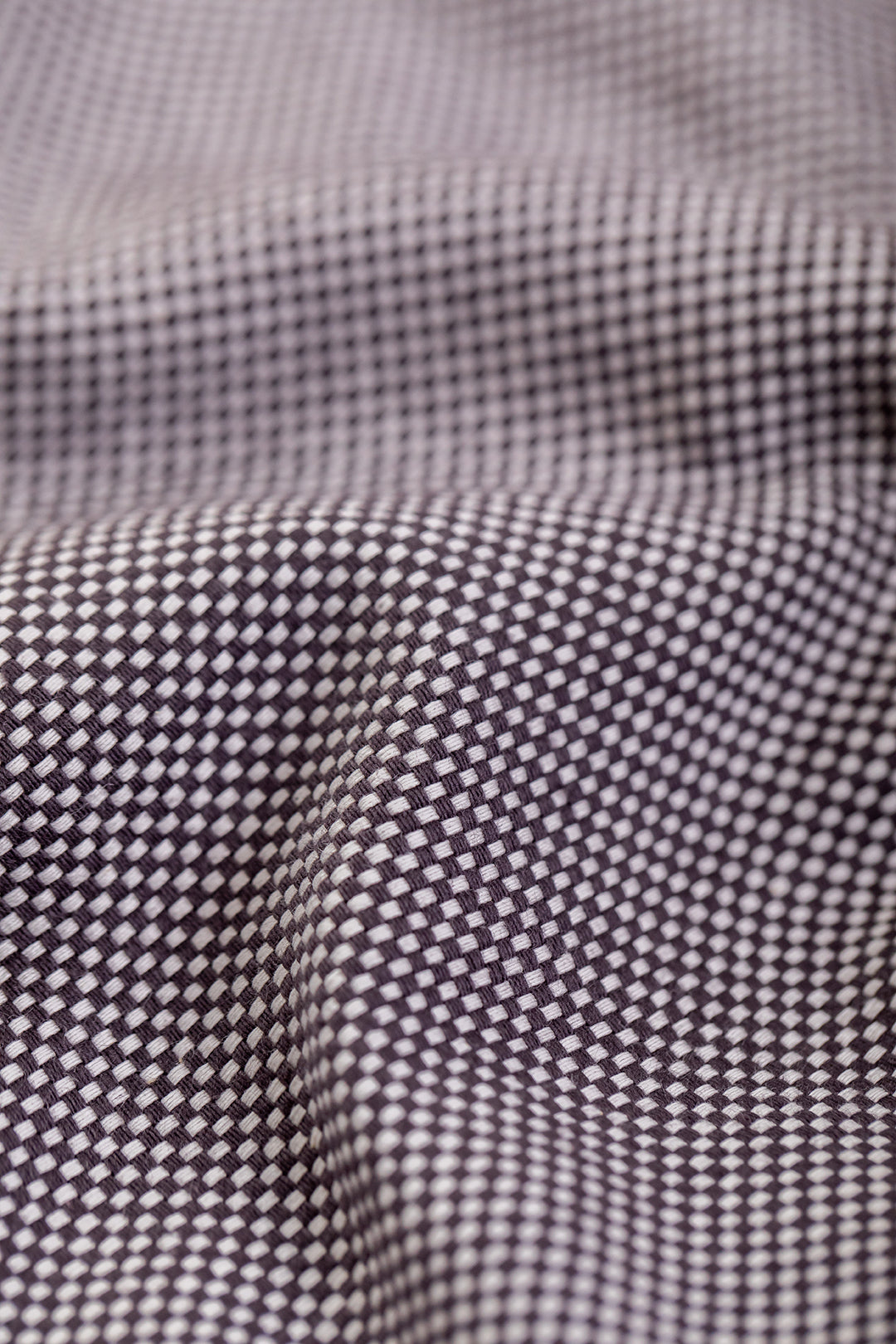 Short noir en sergé de coton bio - everyday short black check
