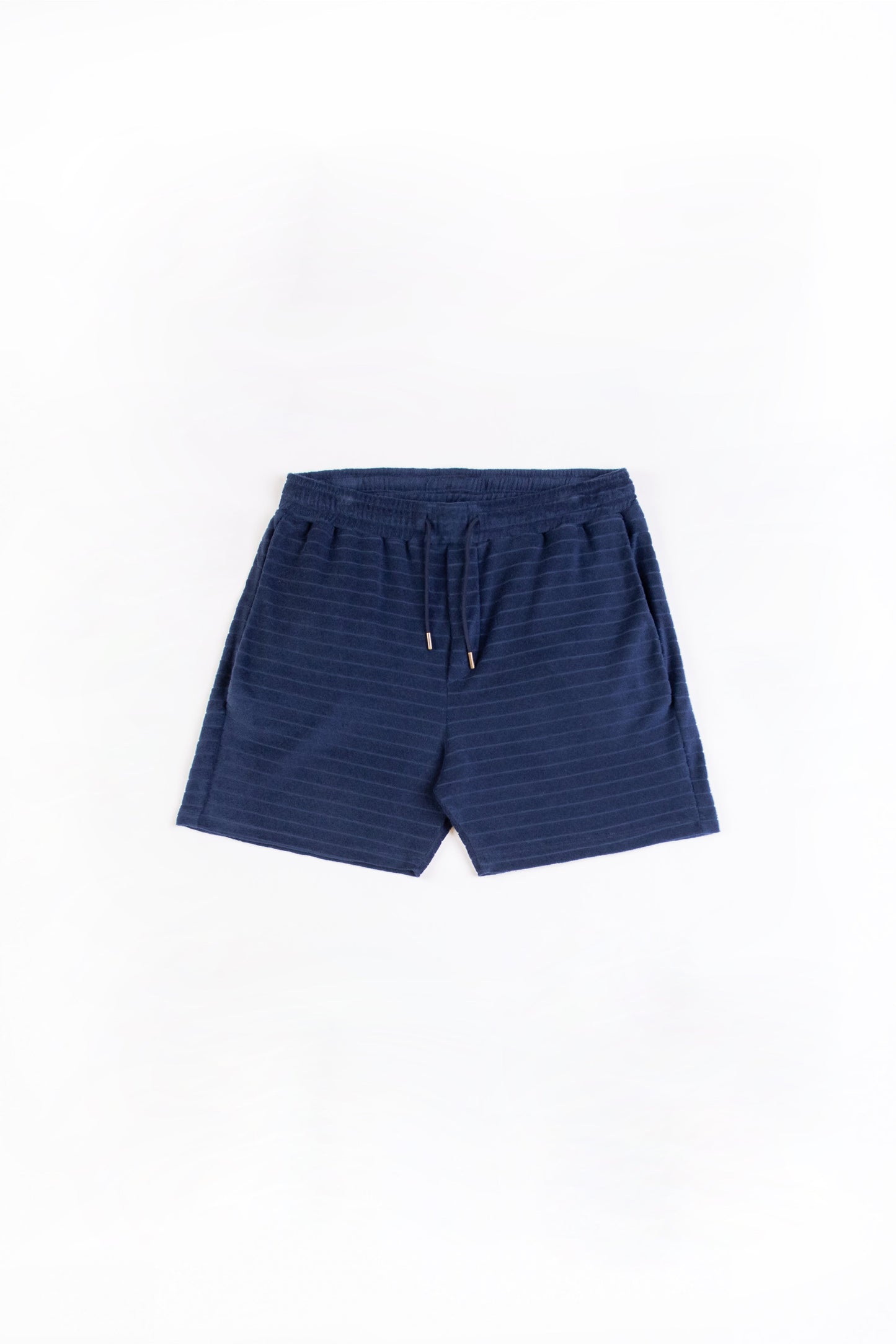 Short en éponge de coton bio | Marine "terry cotton everyday navy"