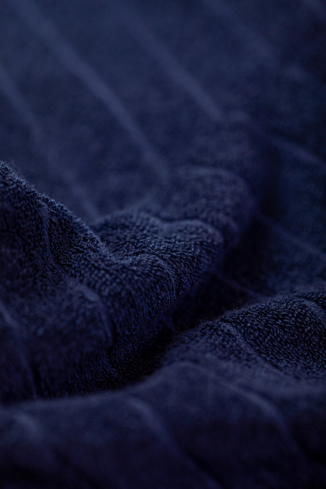 Short en éponge de coton bio | Marine "terry cotton everyday navy"