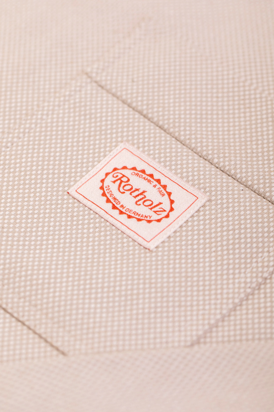 Veste beige à motif en coton bio - light overjacket sand check