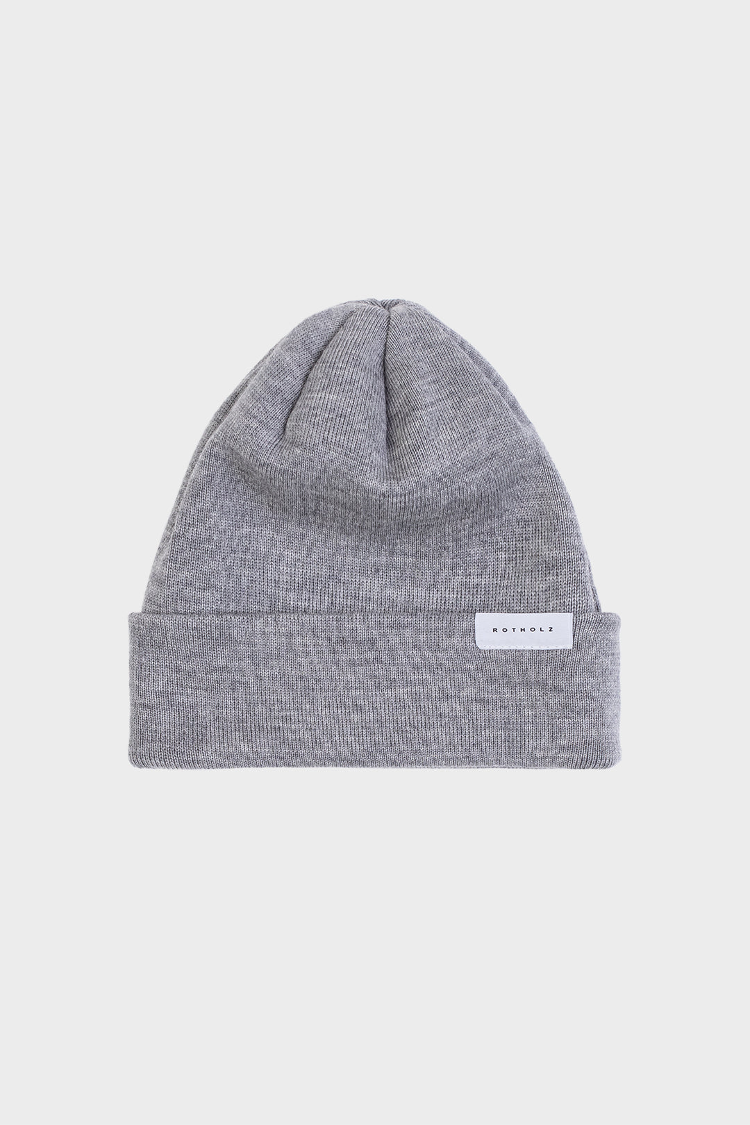 Bonnet en laine mérinos bio | Gris "classic fine beanie grey"