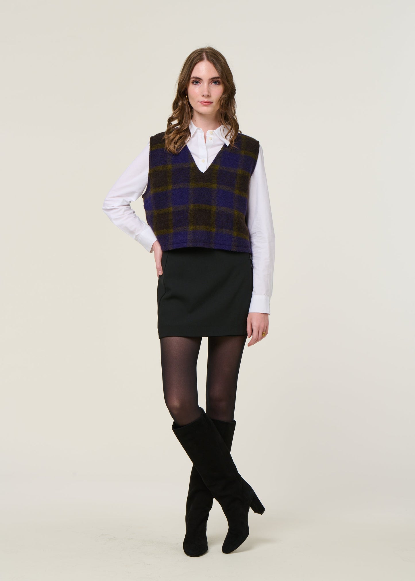 Jupe portefeuille | noir "black tania skirt - black"
