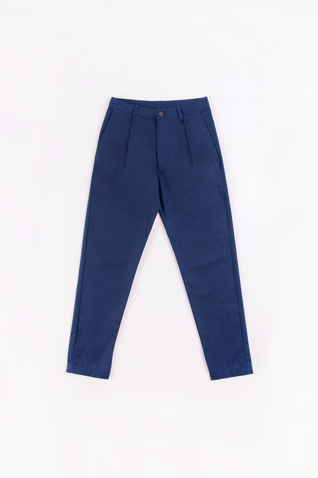 Chino droit marine en coton bio - everyday pant navy