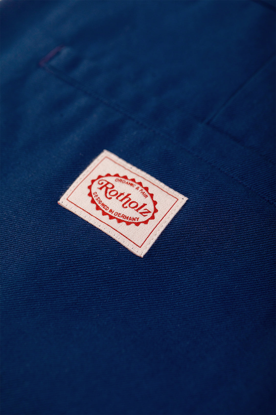 Chino droit marine en coton bio - everyday pant navy