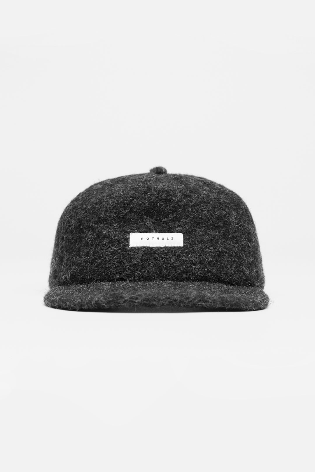 Casquette en laine et coton bio | Gris "wool floppy cap anthracite"